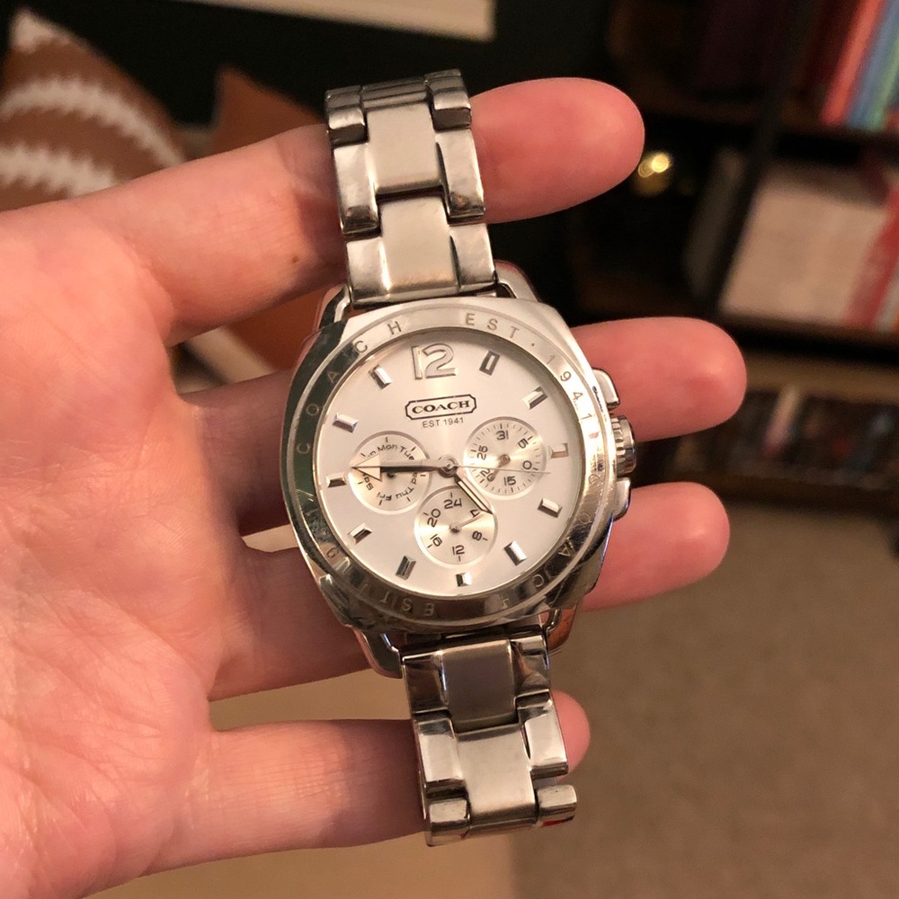 Coach Silver Women's chronograph Watch